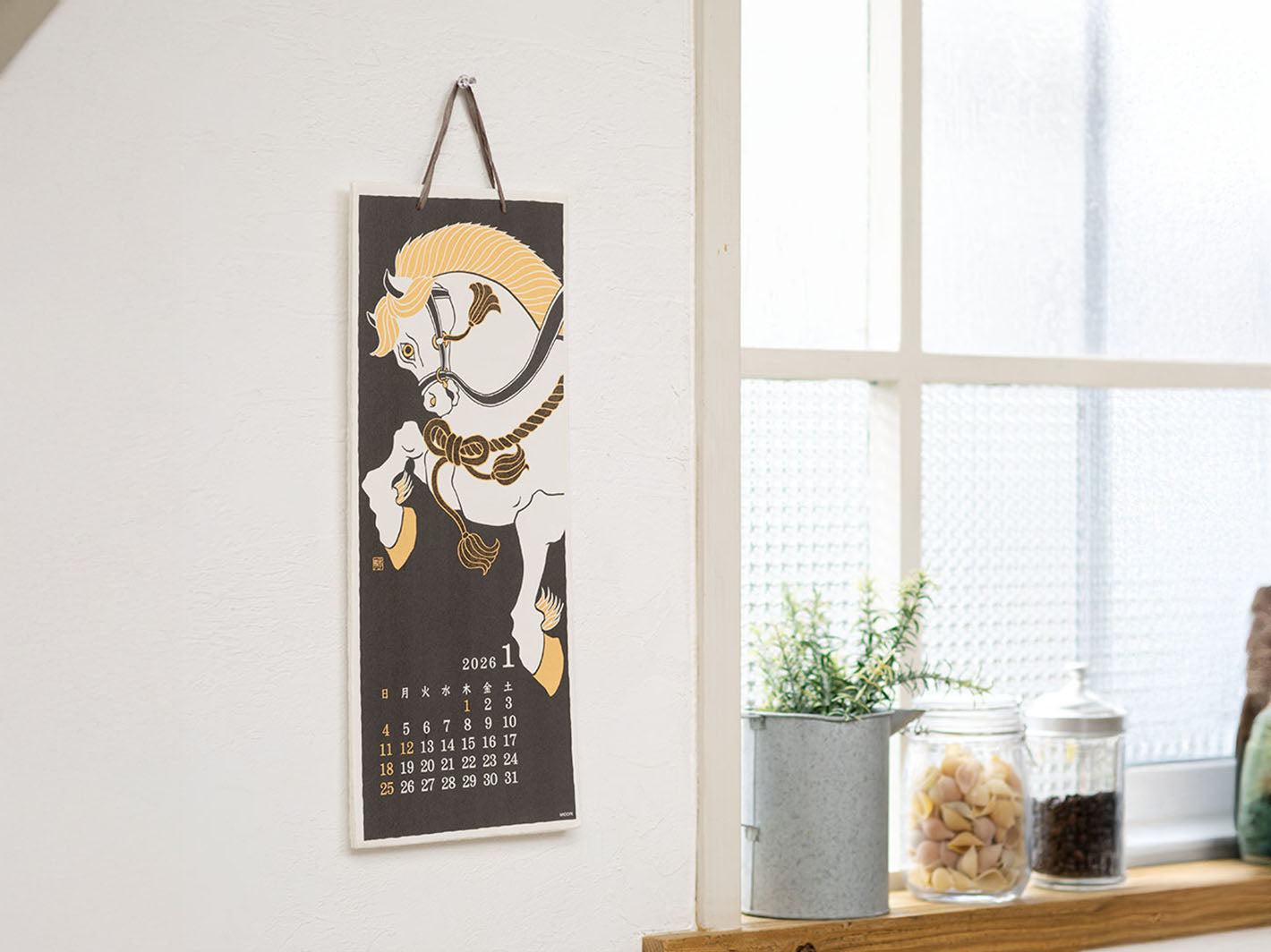 2026 Echizen Wall Calendar L Seasonal Tradition
