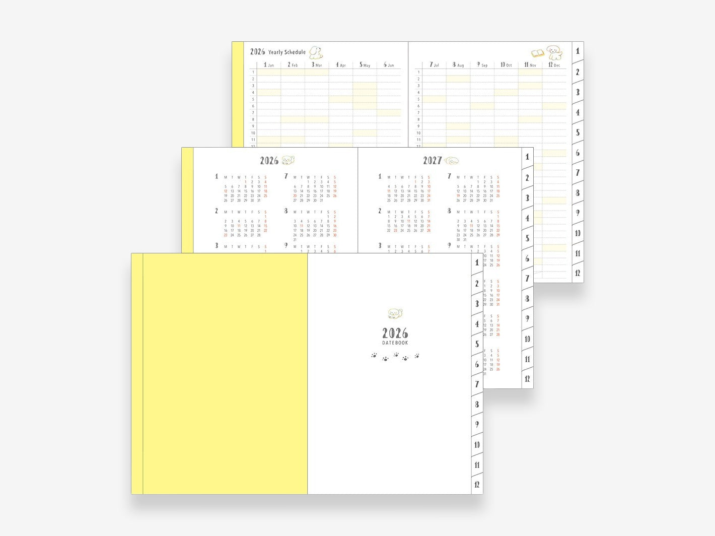 2026 Pocket Diary A6 Dog