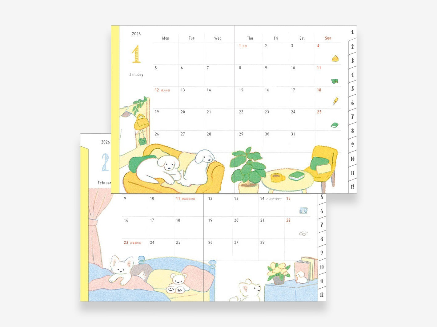 2026 Pocket Diary A6 Dog
