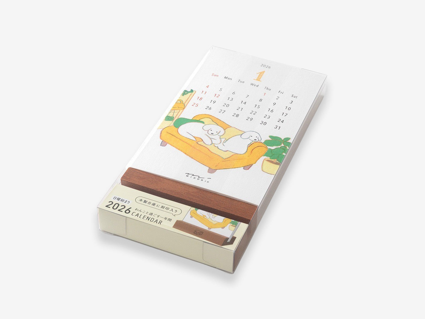 2026 Stand Calendar Dog
