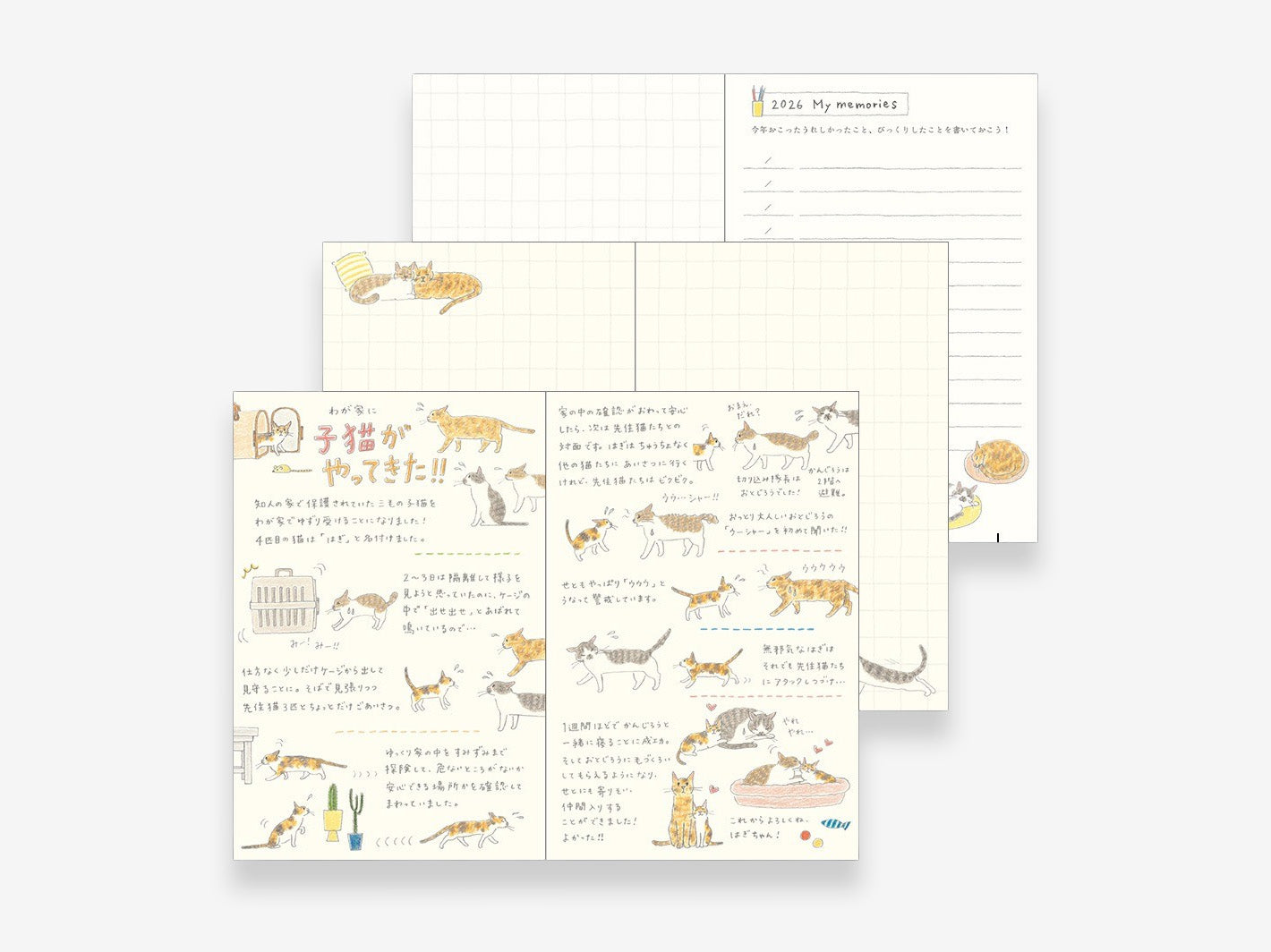 2026 Pocket Diary Mini Cat