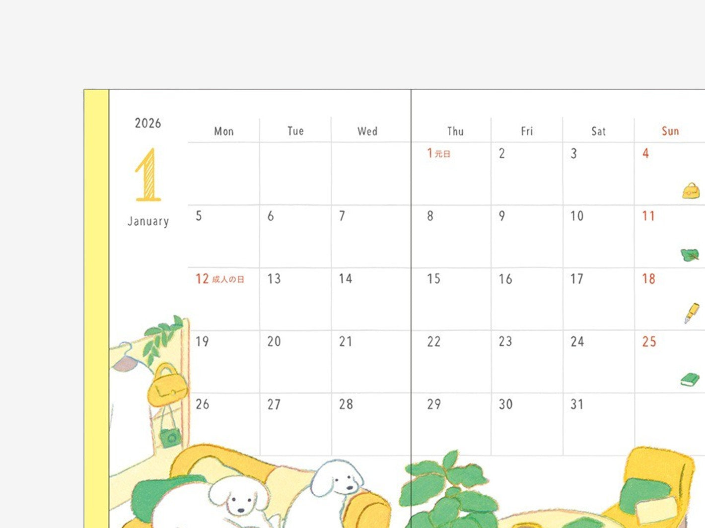 2026 Pocket Diary Mini Dog