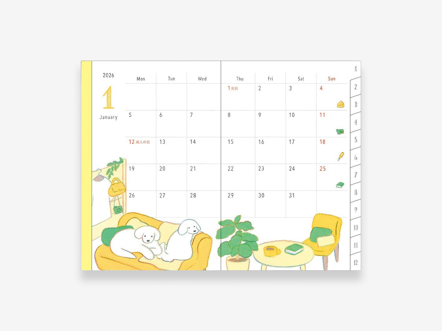 2026 Pocket Diary Mini Dog