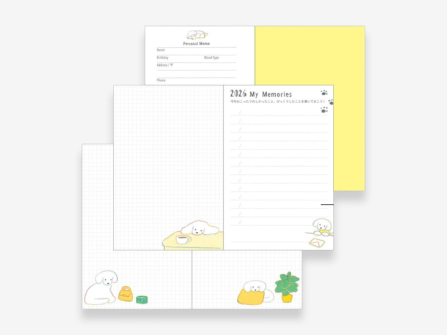 2026 Pocket Diary Mini Dog