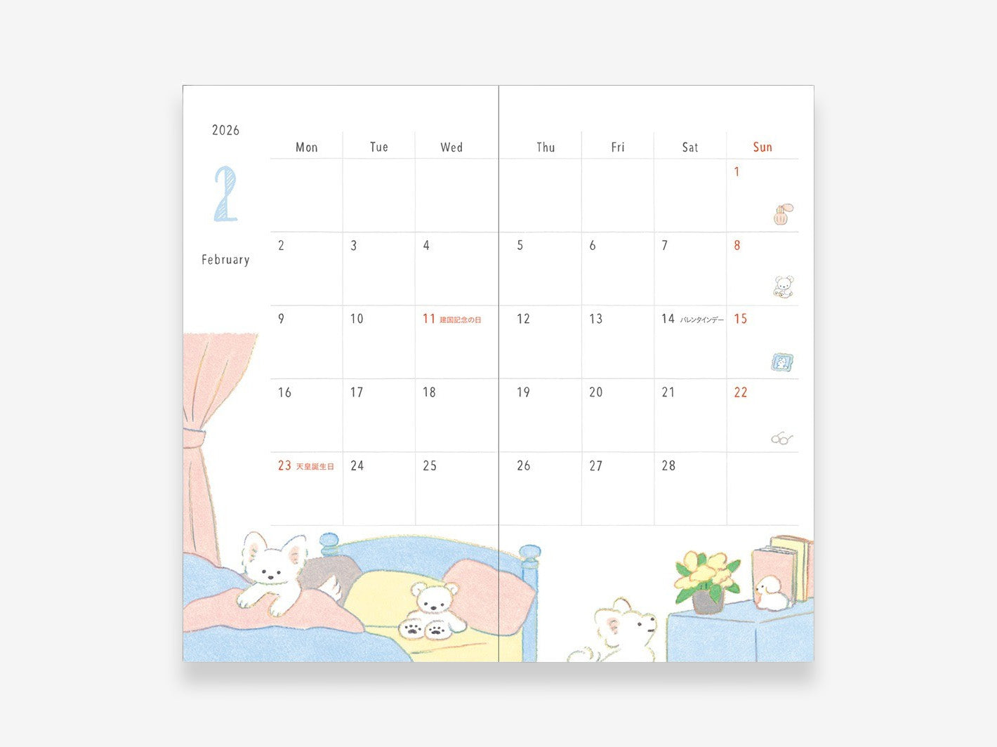 Midori | 2026 Pocket Diary Slim Dog | Misc Store Amsterdam