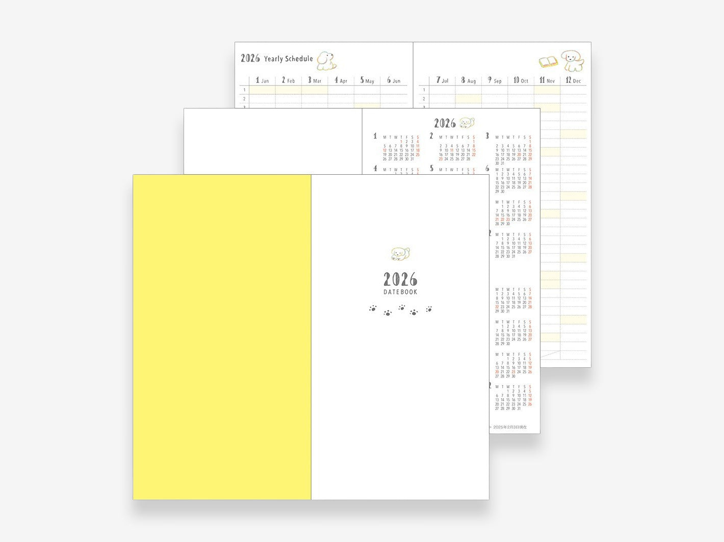 2026 Pocket Diary Slim Dog