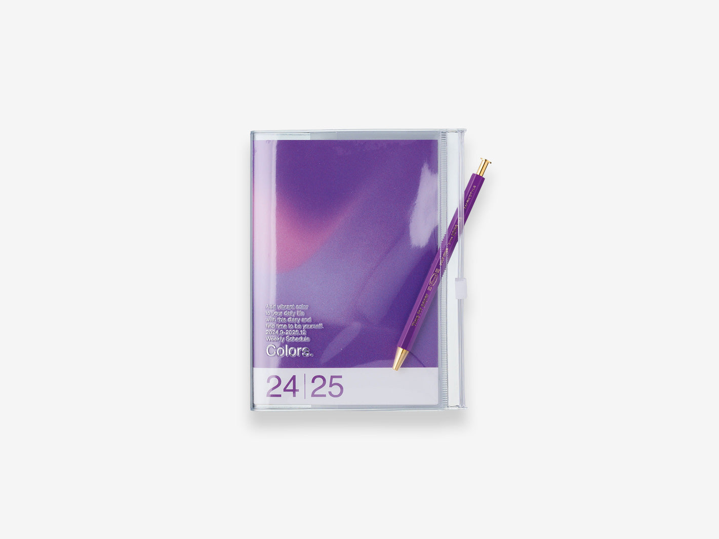 2025 Weekly Vertical Gradient A6 Purple
