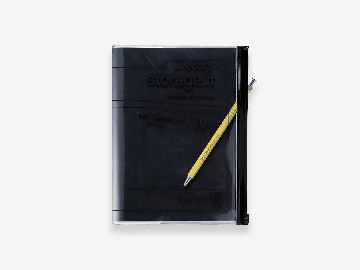 2026 Weekly Vertical Storage.it A5 Black