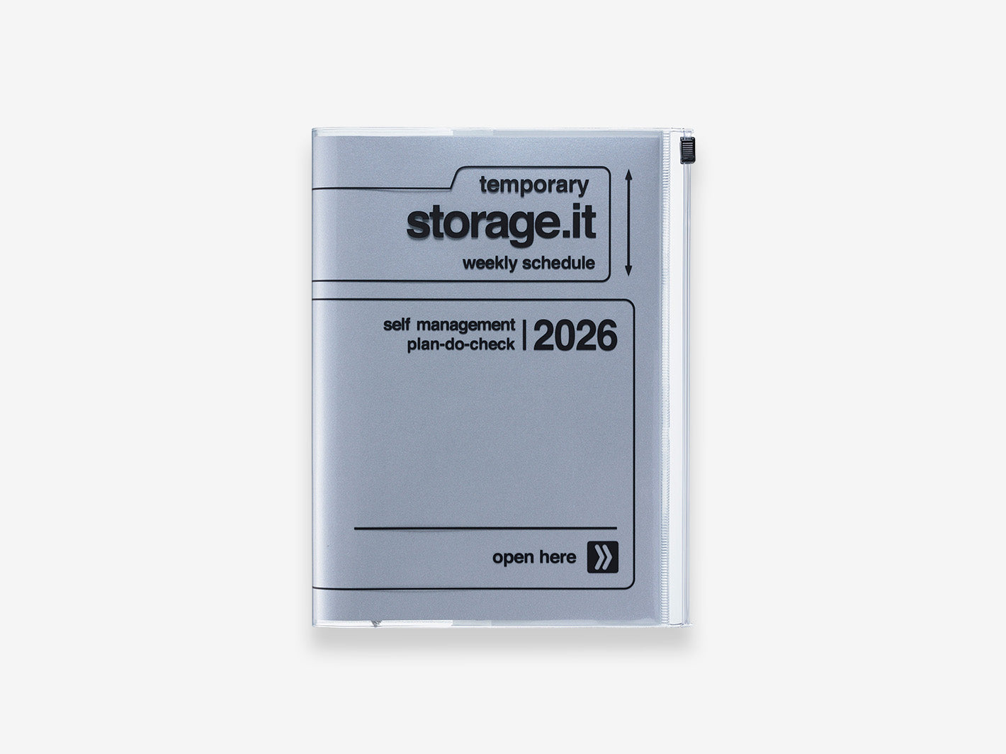 2026 Weekly Vertical Storage.it A5 Silver
