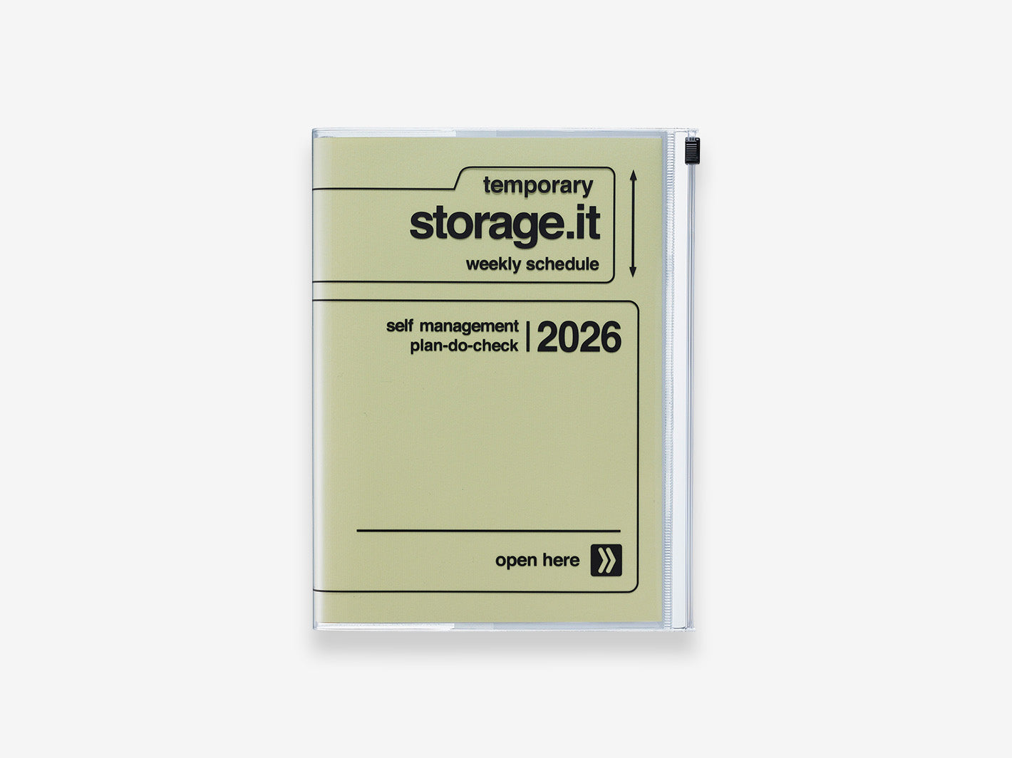 2026 Weekly Vertical Storage.it A5 Yellow