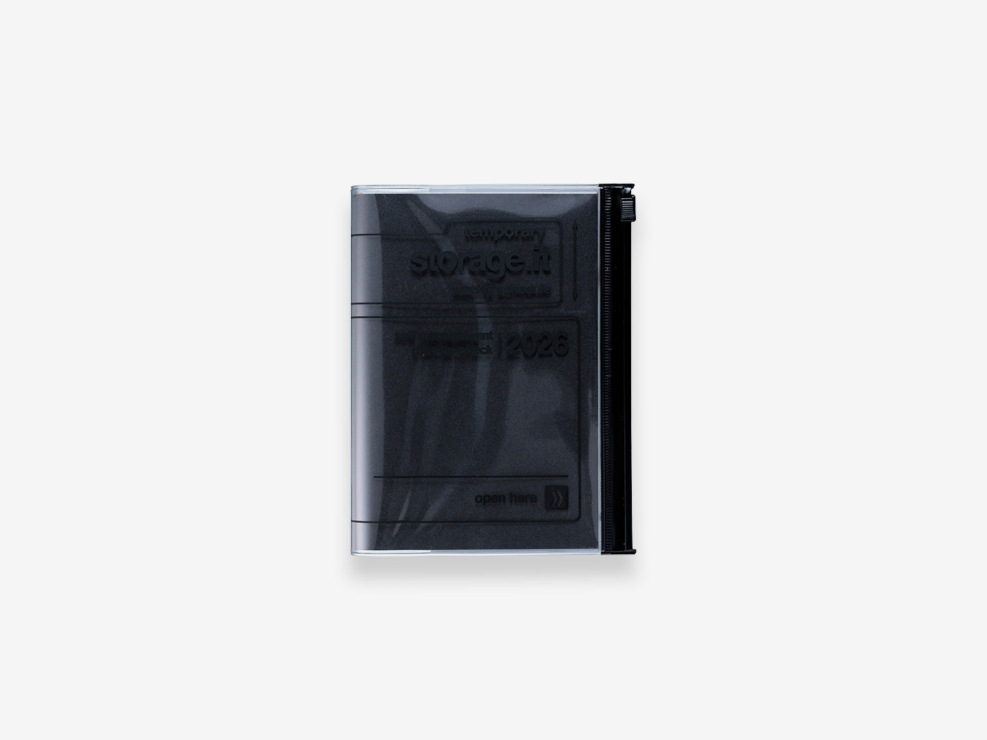2026 Weekly Vertical Storage.it A6 Black
