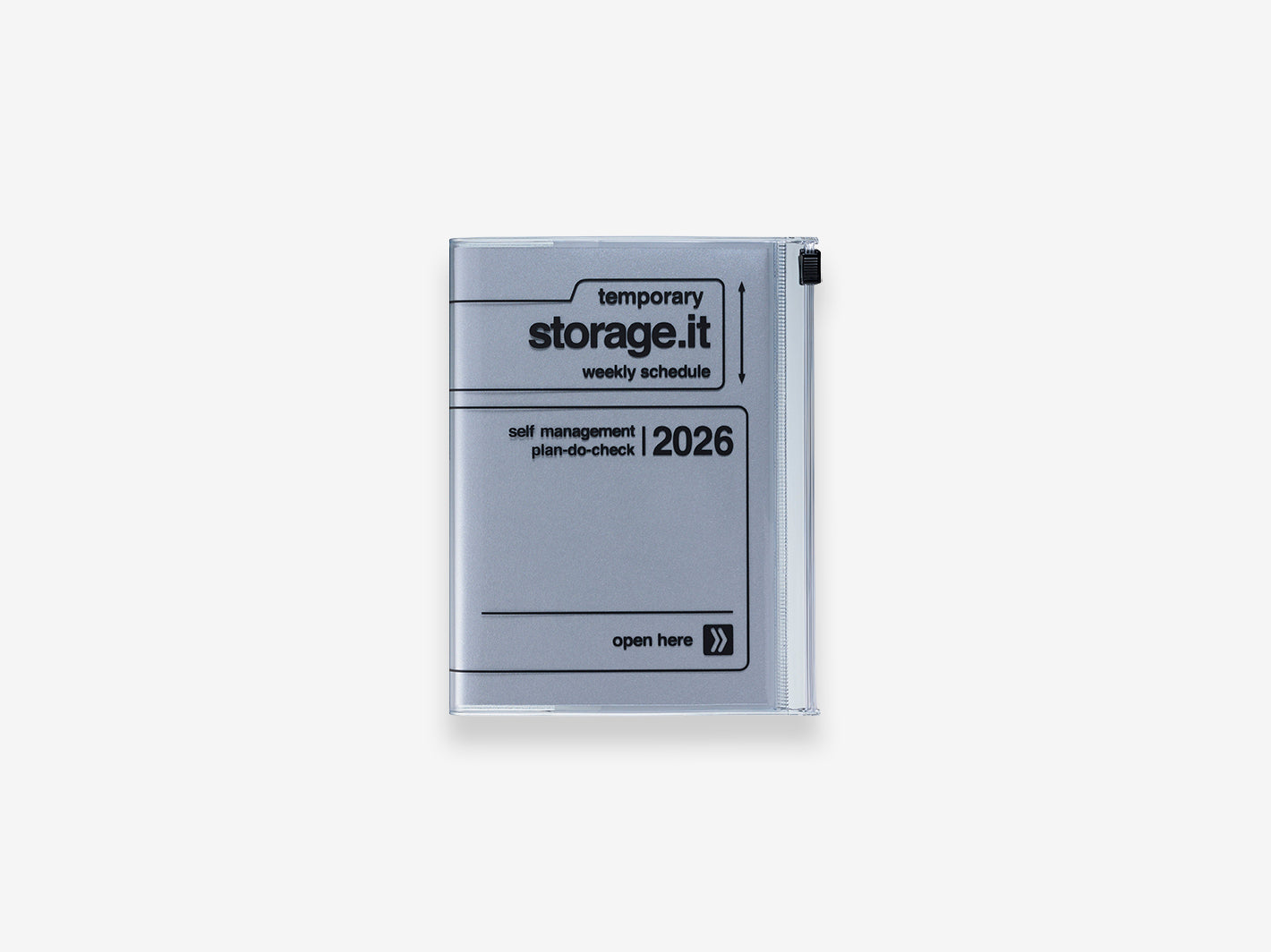 2026 Weekly Vertical Storage.it A6 Silver