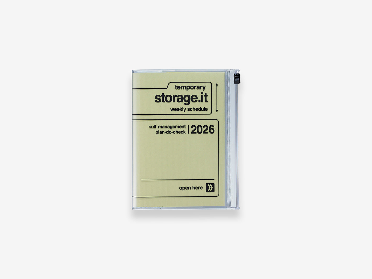 2026 Weekly Vertical Storage.it A6 Yellow