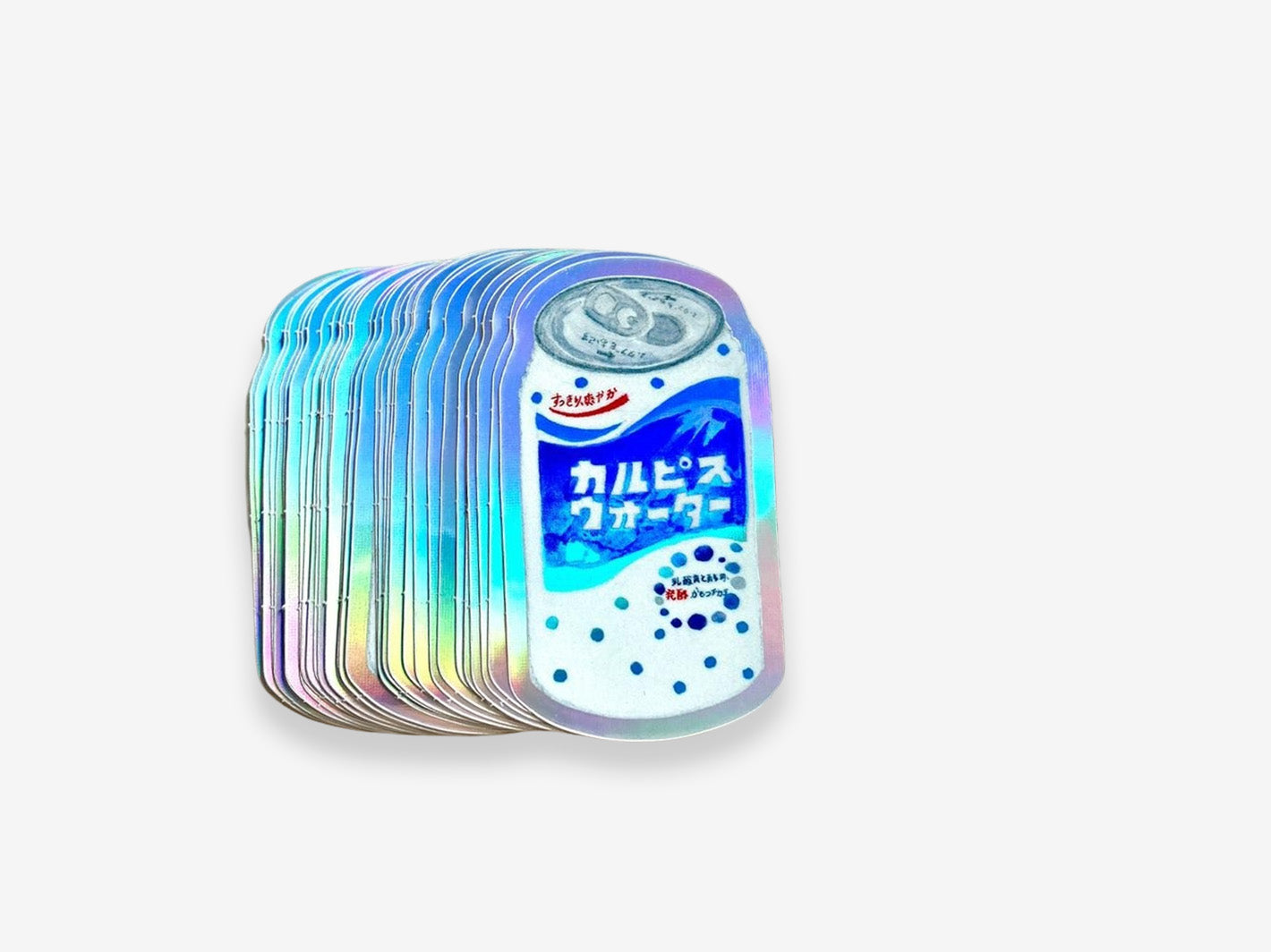 Die Cut Calpis Holo Sticker