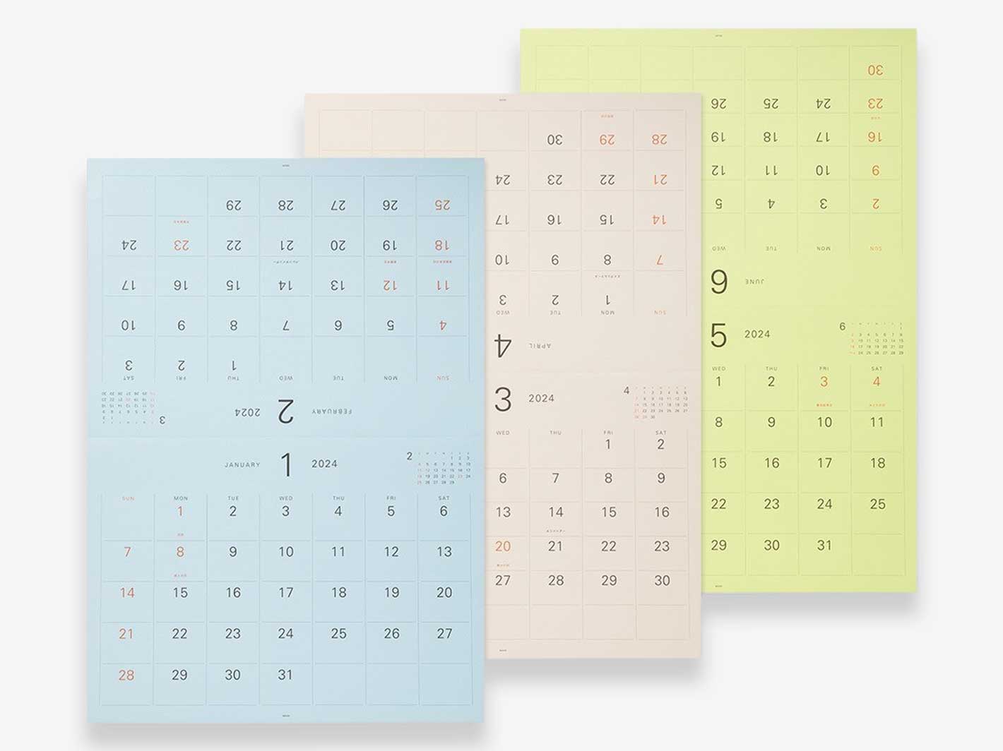 2025 Refill Hanger Calendar Color