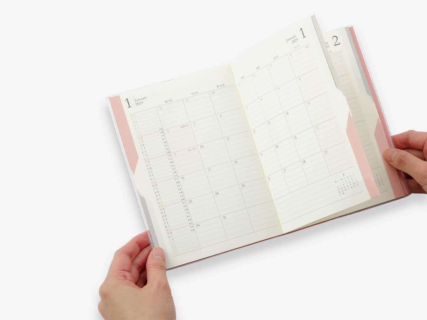 Midori | 2026 Double Schedule To Do B6 Orange | Misc Store Amsterdam