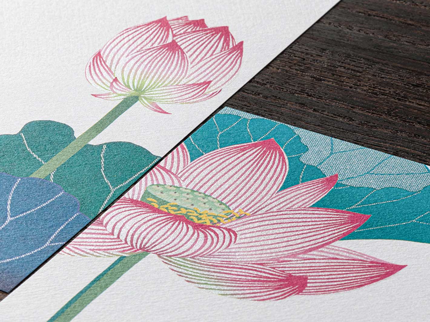 Kami Series Lotus Letter Pad