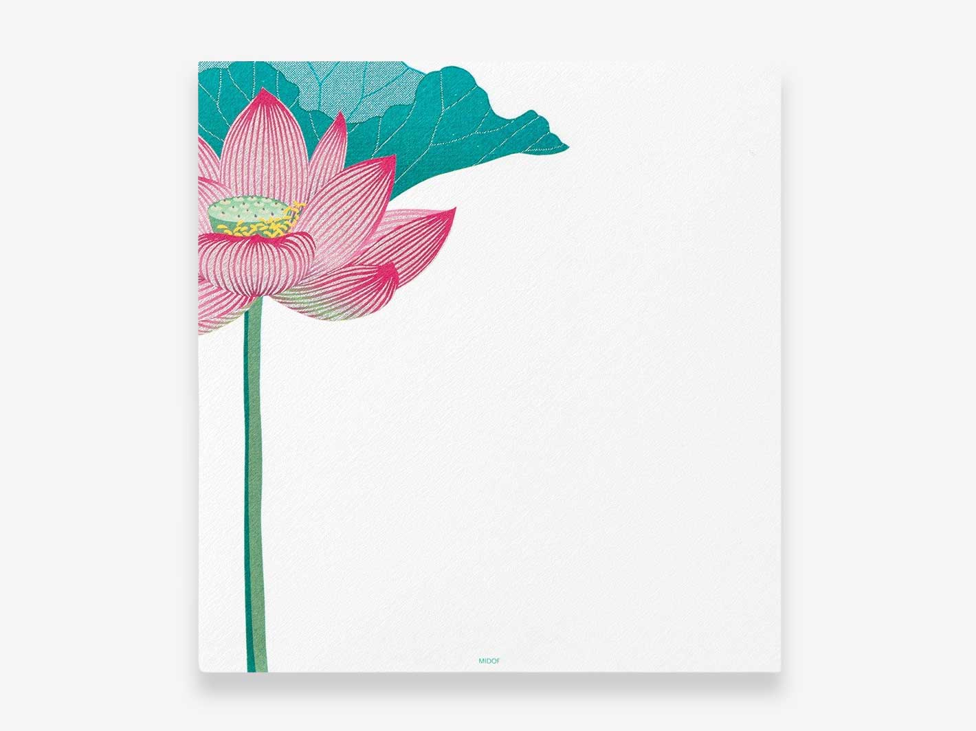 Kami Series Lotus Letter Pad