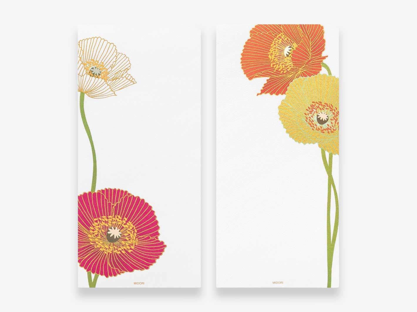 Kami Series Poppy Message Letter Pad