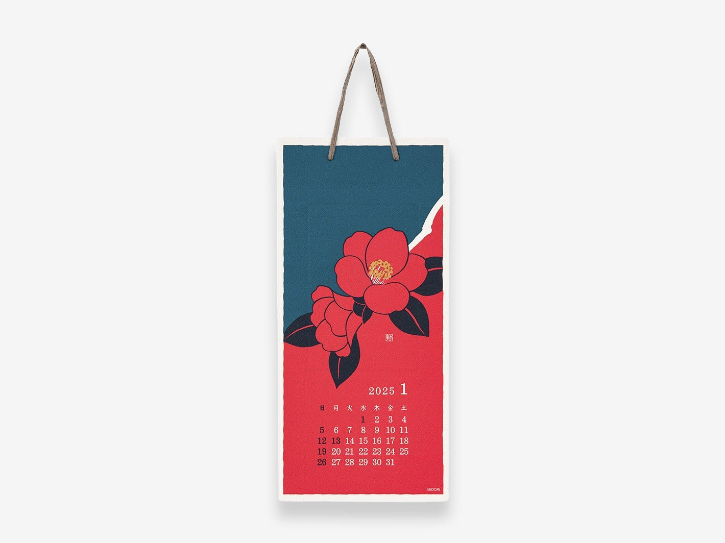 2025 Echizen Washi Calendar S Flower