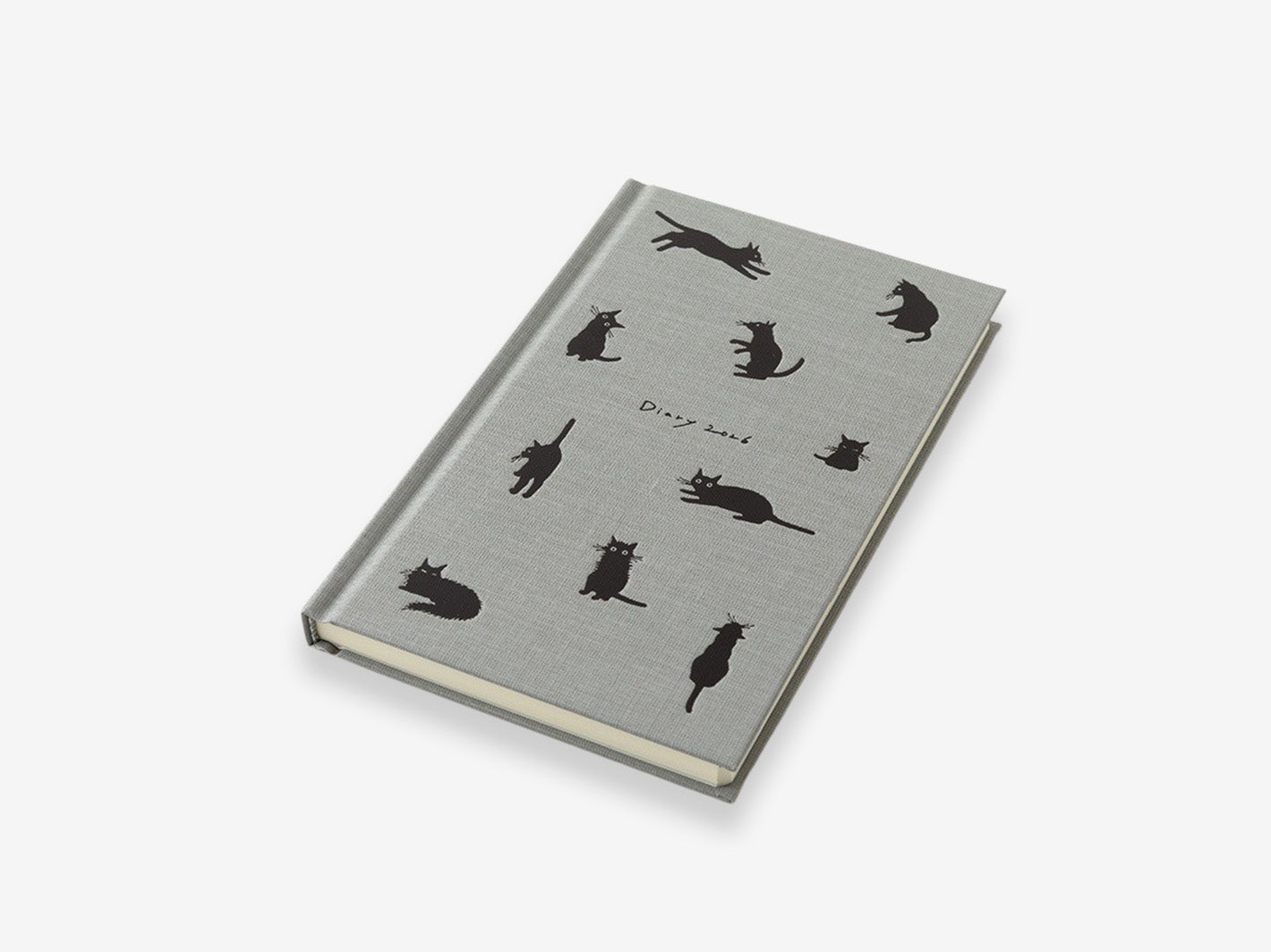 2026 Diary Book B6 Cat Grey