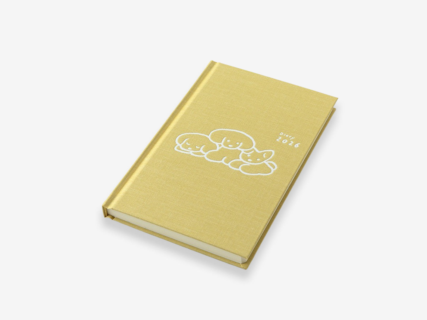 2026 Diary Book B6 Dog Yellow