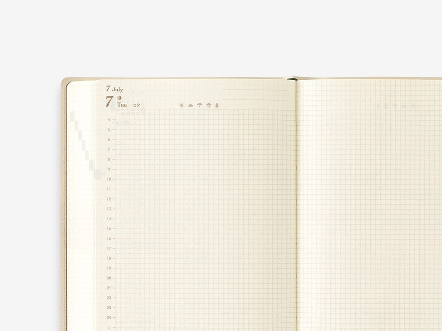 2026 Diary Hibino A6 Grey