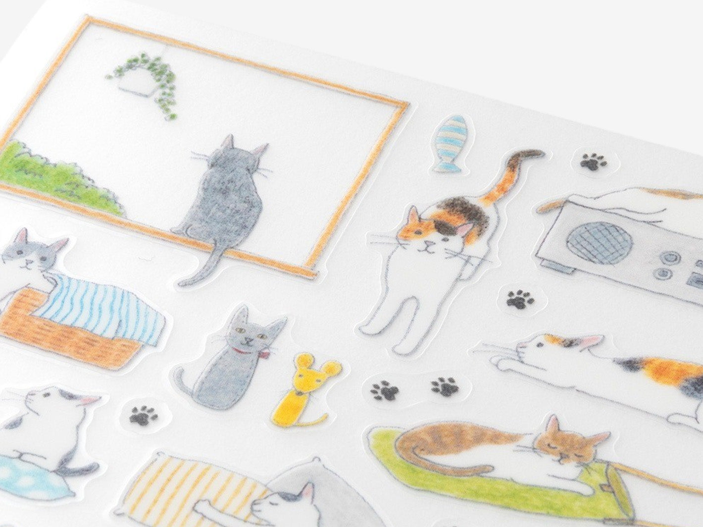 Diary Stickers Cat Medium