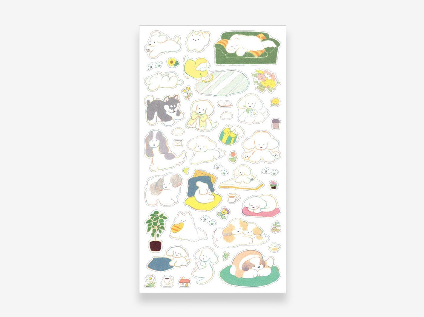 Diary Stickers Dog Colour