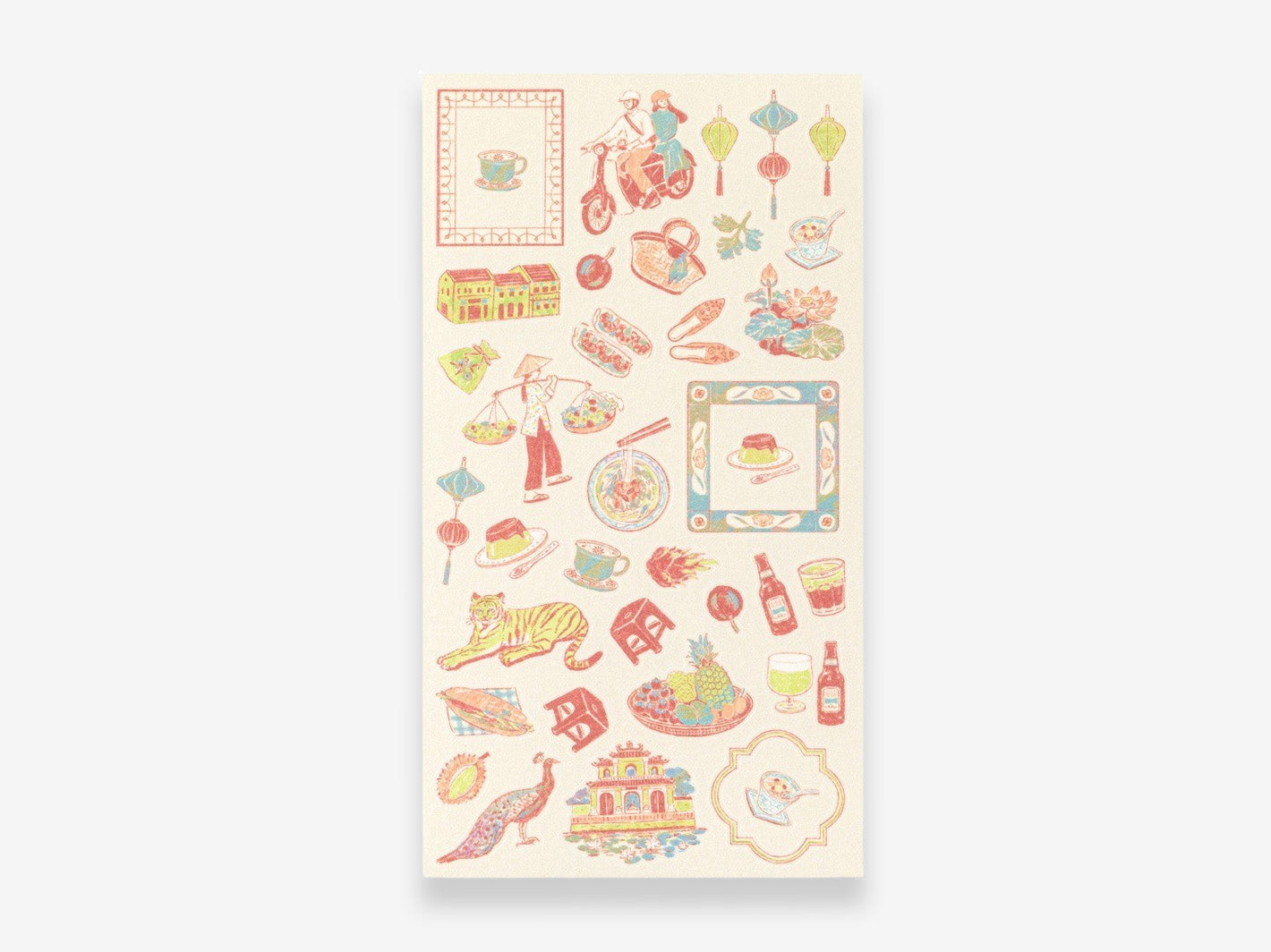 Motif Stickers Vietnam
