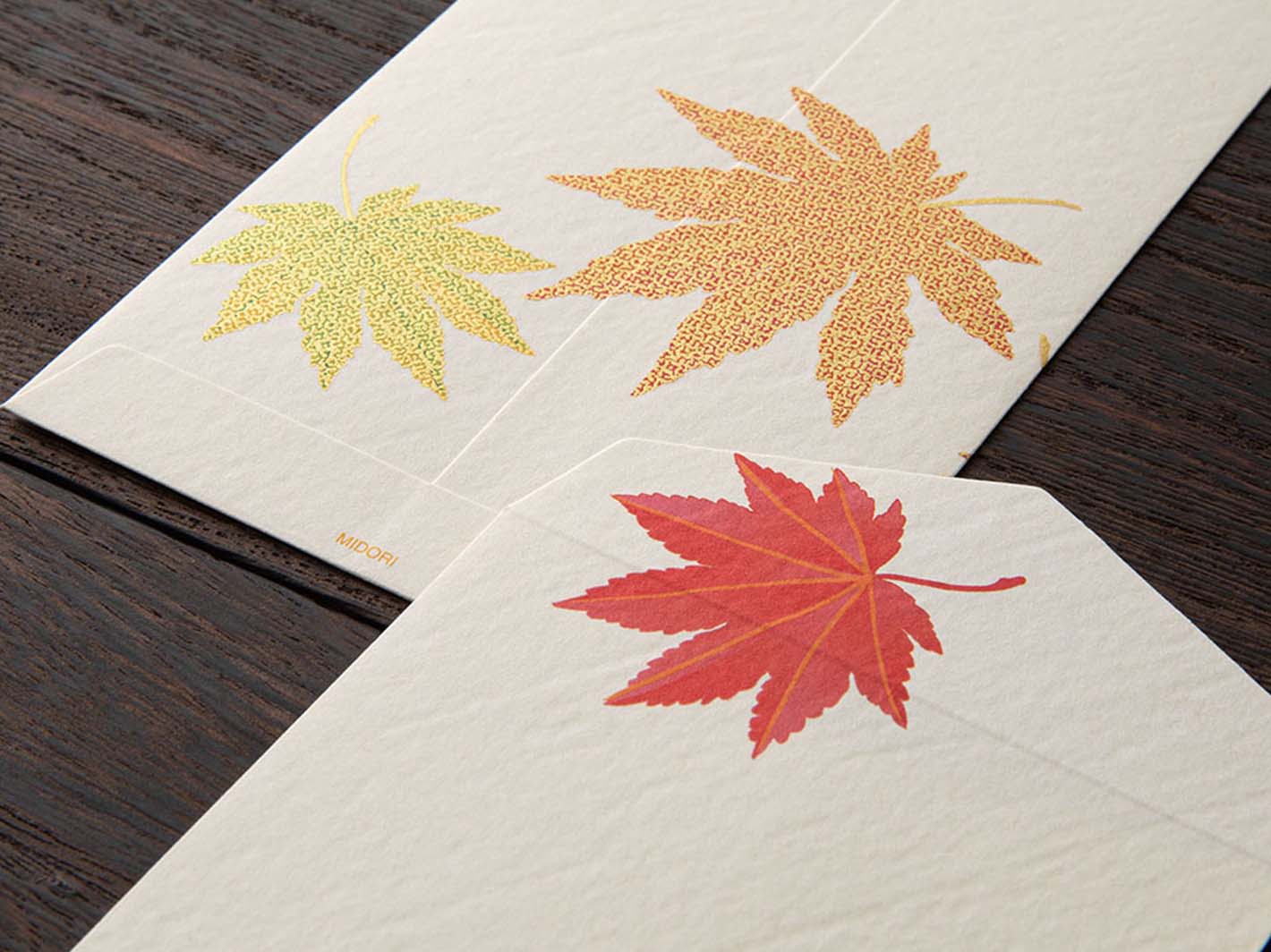 Kami Series Fallen Leaves Envelopes