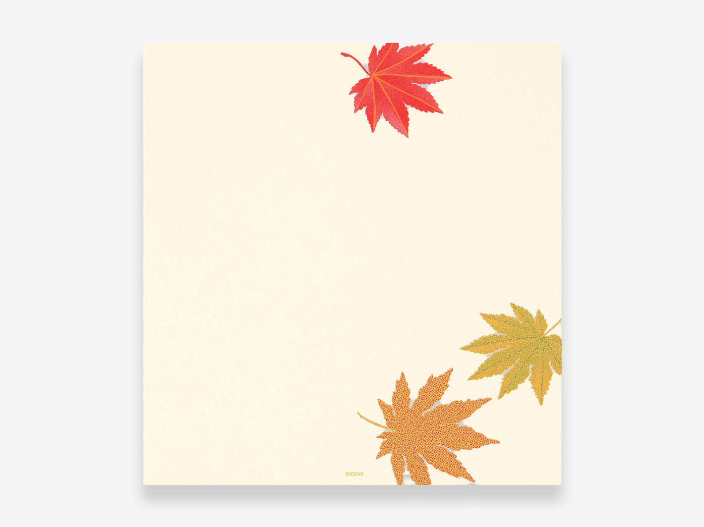 Kami Series Fallen Leaves Letter Pad