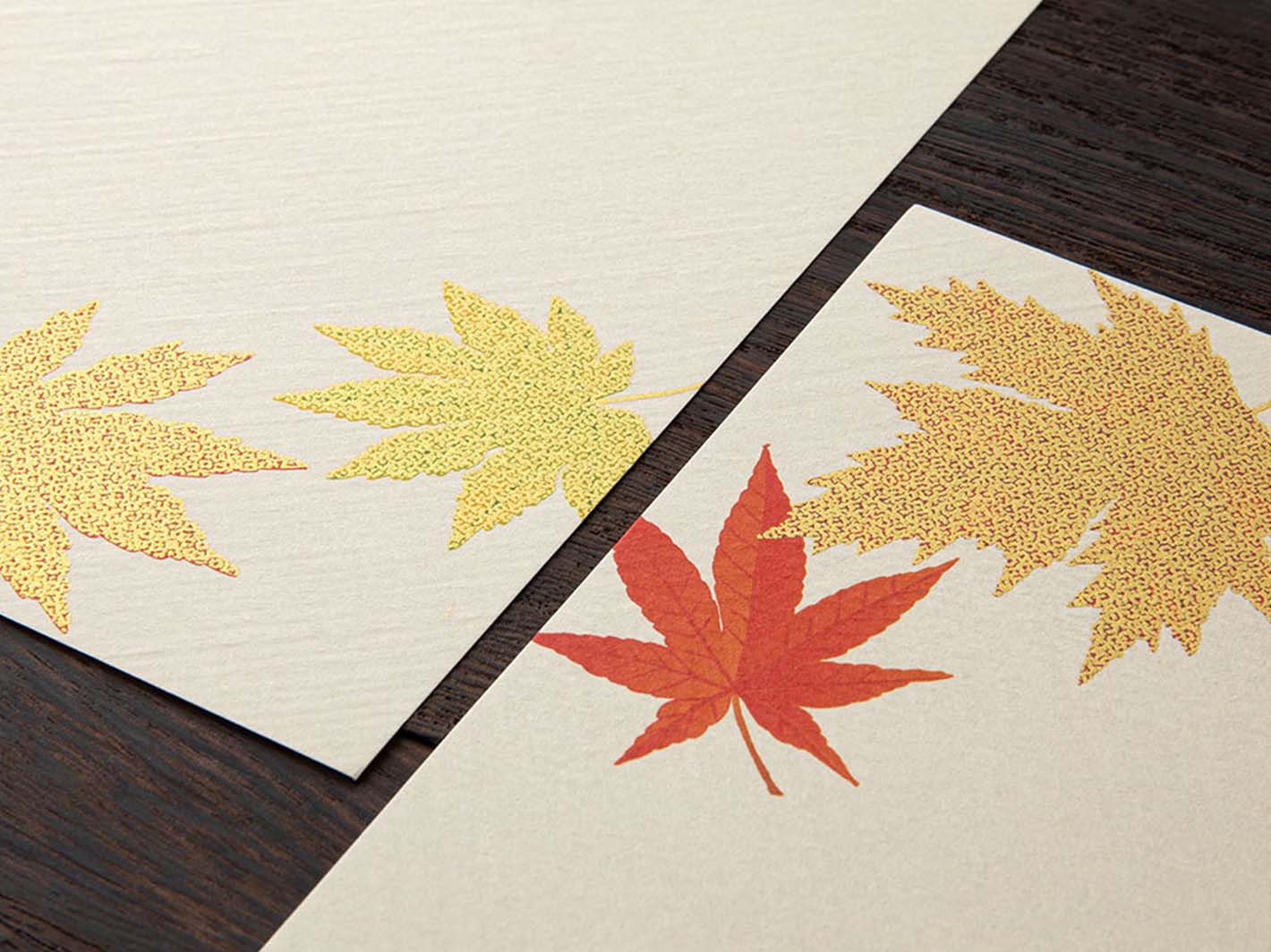 Kami Series Fallen Leaves Letter Pad