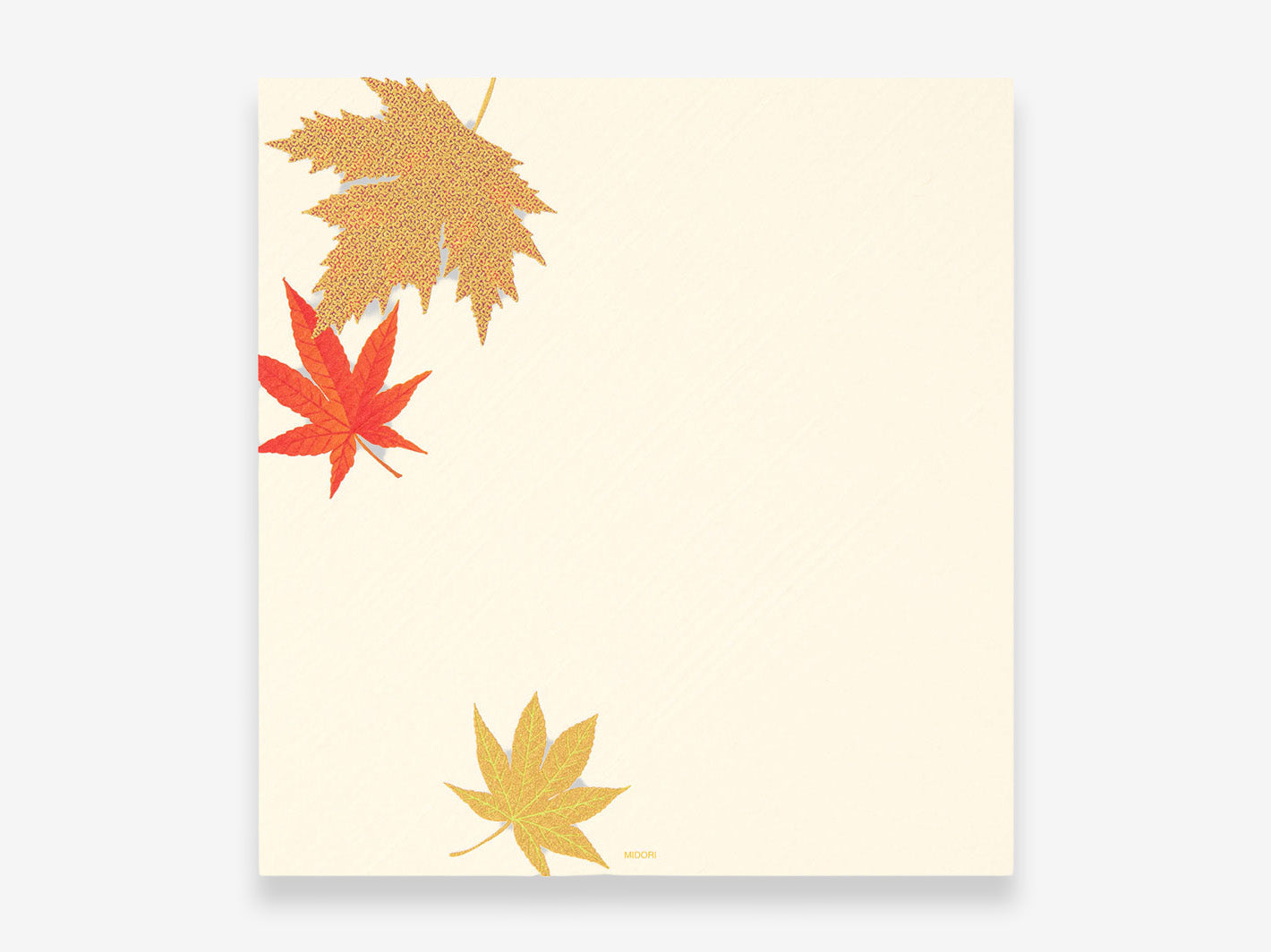 Kami Series Fallen Leaves Letter Pad