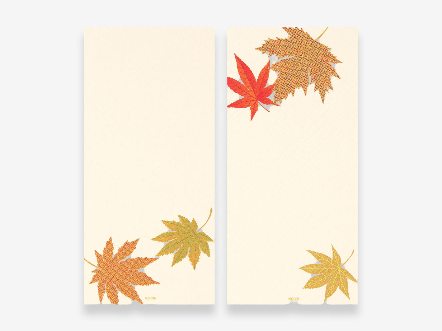 Kami Series Fallen Leaves Message Letter Pad