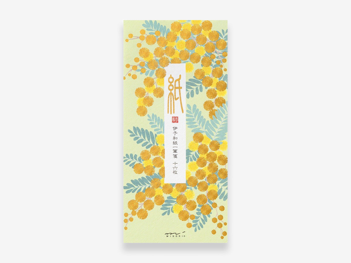 Spring Mimosa Message Pad | Foiled-Stamp Paper Spring Mimosa Message Pad | Foiled-Stamp Paper