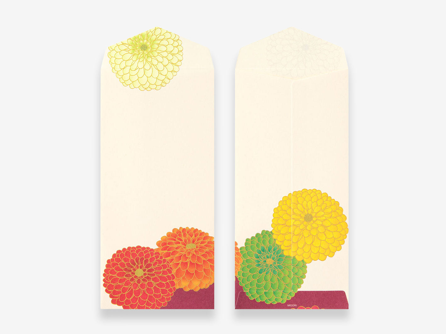 Kami Series Pompon Chrysanthemum Envelopes