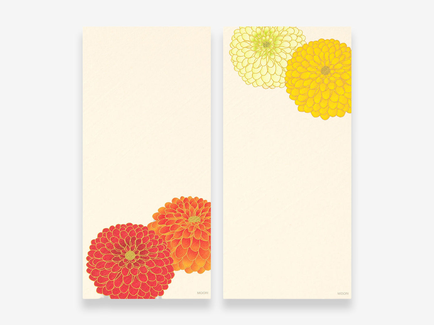 Kami Series Pompon Chrysanthemum Message Letter Pad