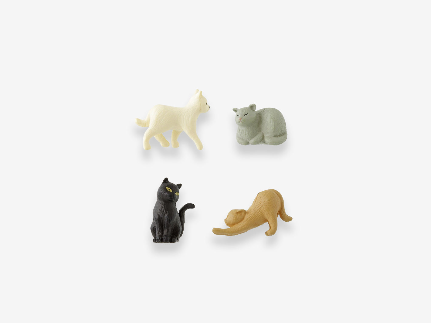Mini Magnet 4pcs Cat