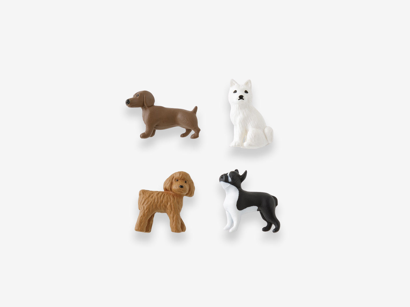 Mini Magnet 4pcs Dog