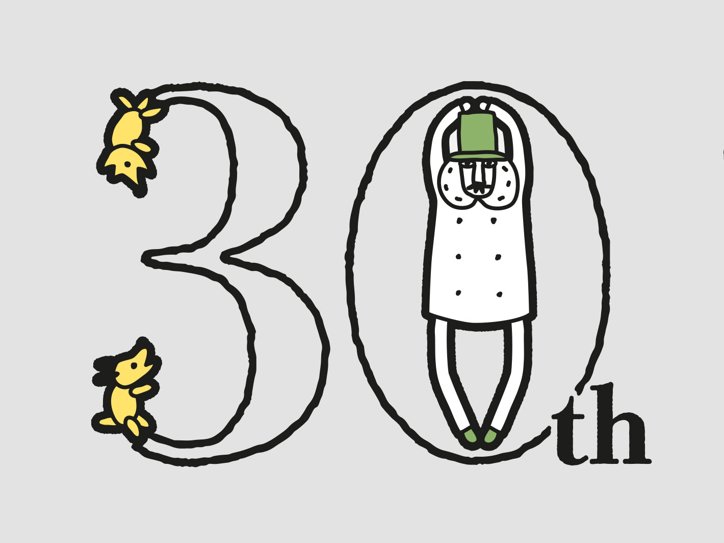 Ojisan 30th Anniversary Decoration Stickers A