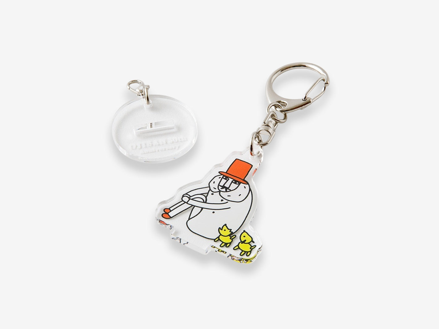 Ojisan 30th Anniversary Keychain Sit Cross-Legged