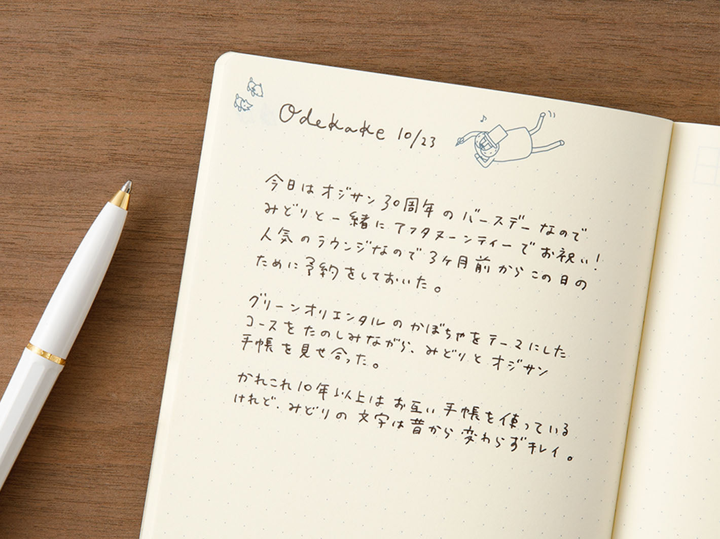 Ojisan 30th Anniversary Notebook B6 Dot Grid