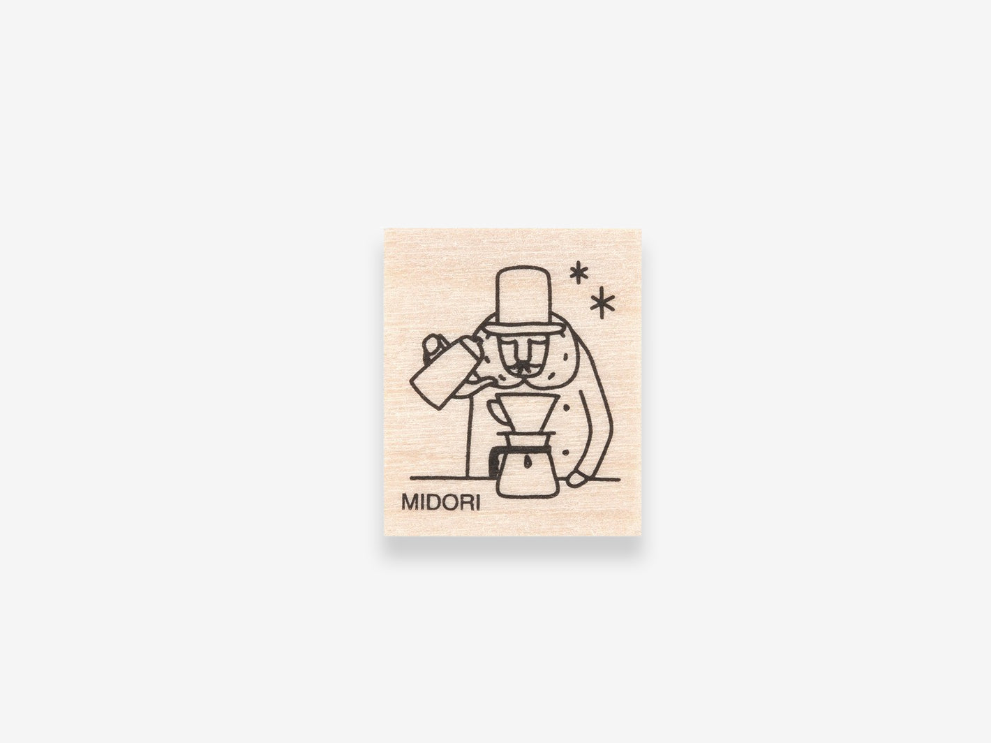 Ojisan 30th Anniversary Wooden Stamp C