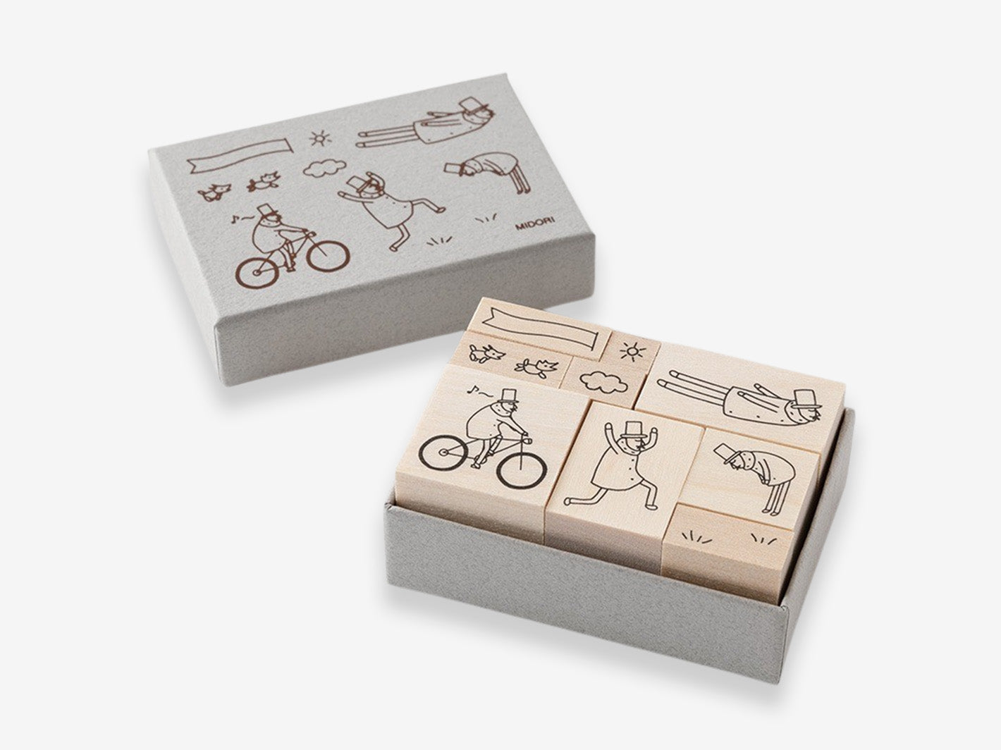 Ojisan 30th Anniversary Wooden Stamp Set B