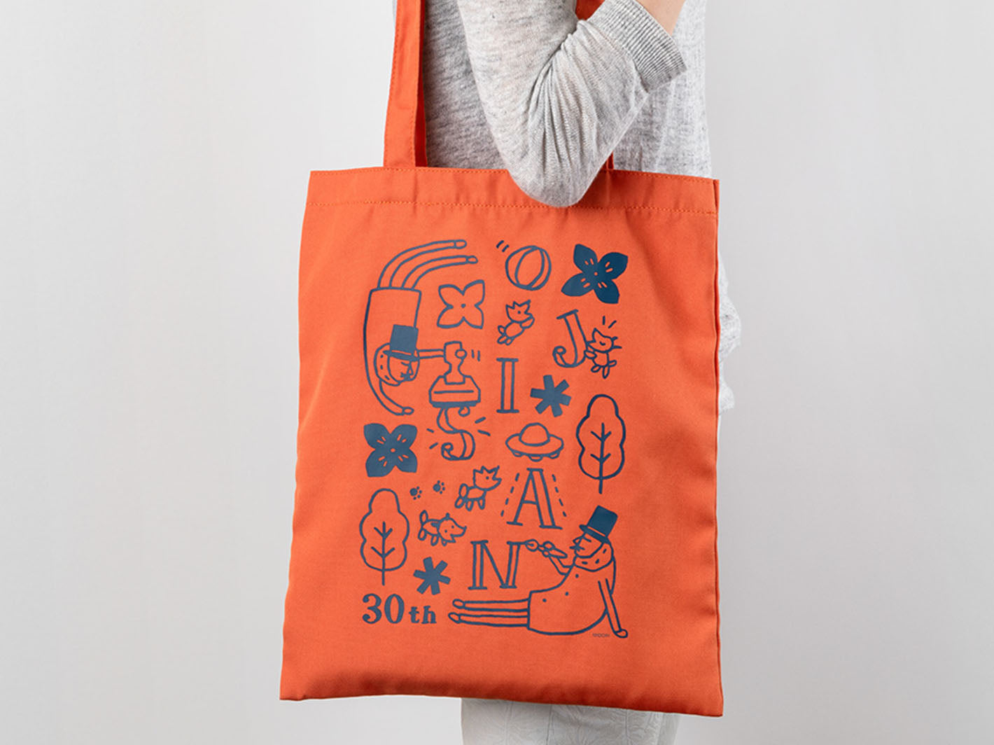 Ojisan 30th Anniversary Tote Bag Red