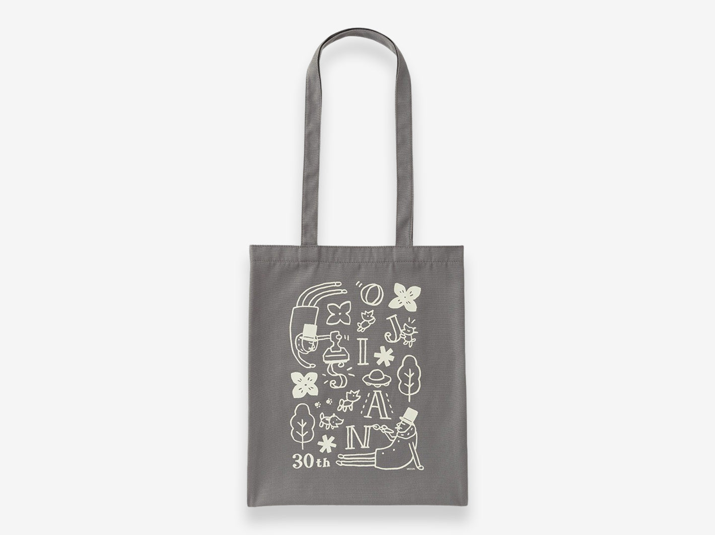 Ojisan 30th Anniversary Tote Bag Grey