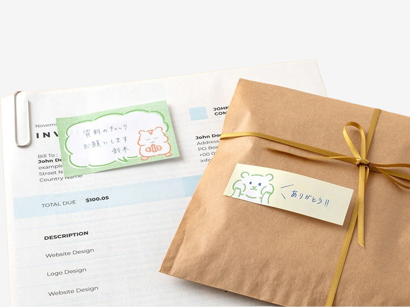 Animal Sticky Notes Hamster