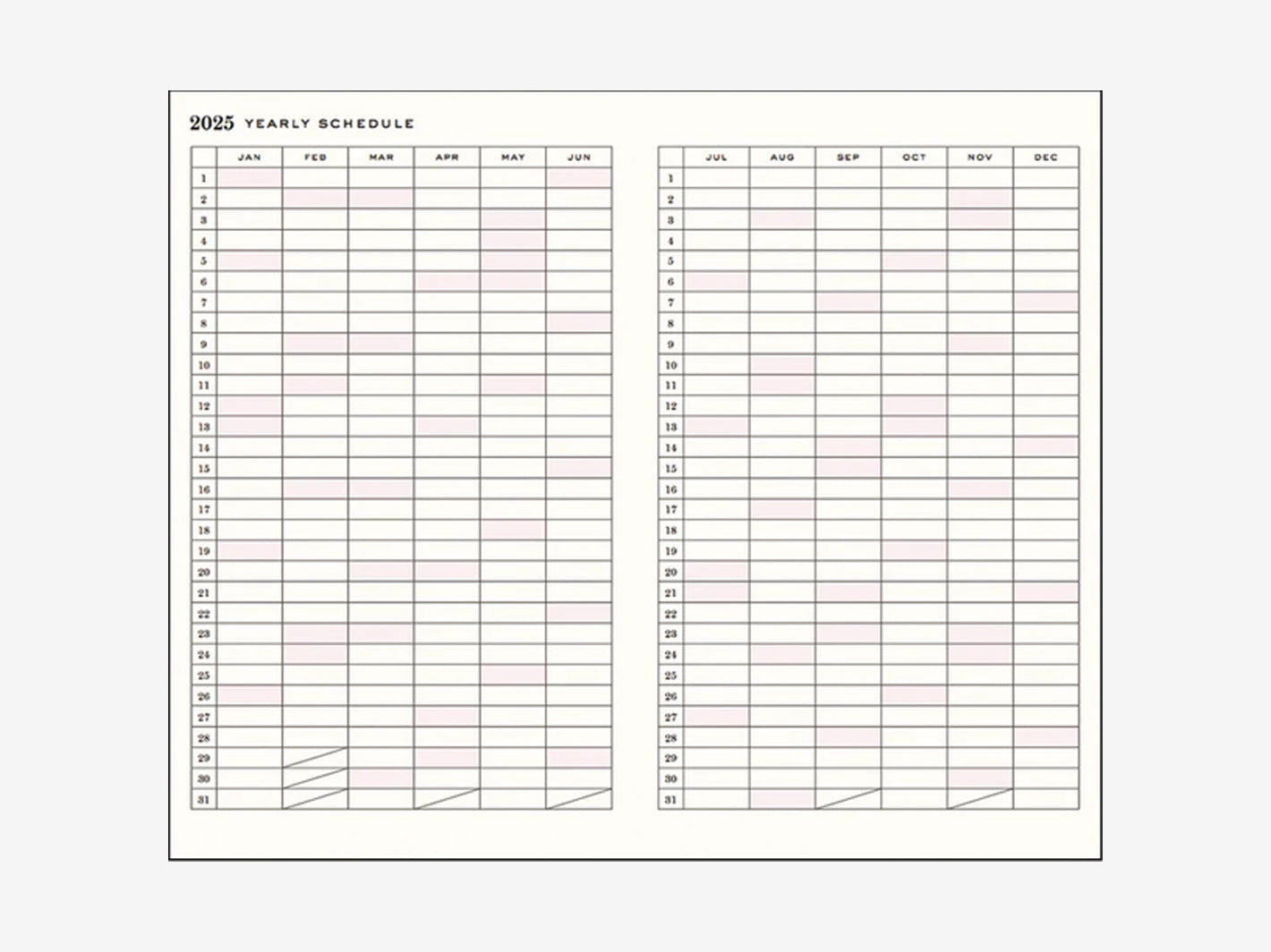 2025 Monthly Diary Endangered Animals