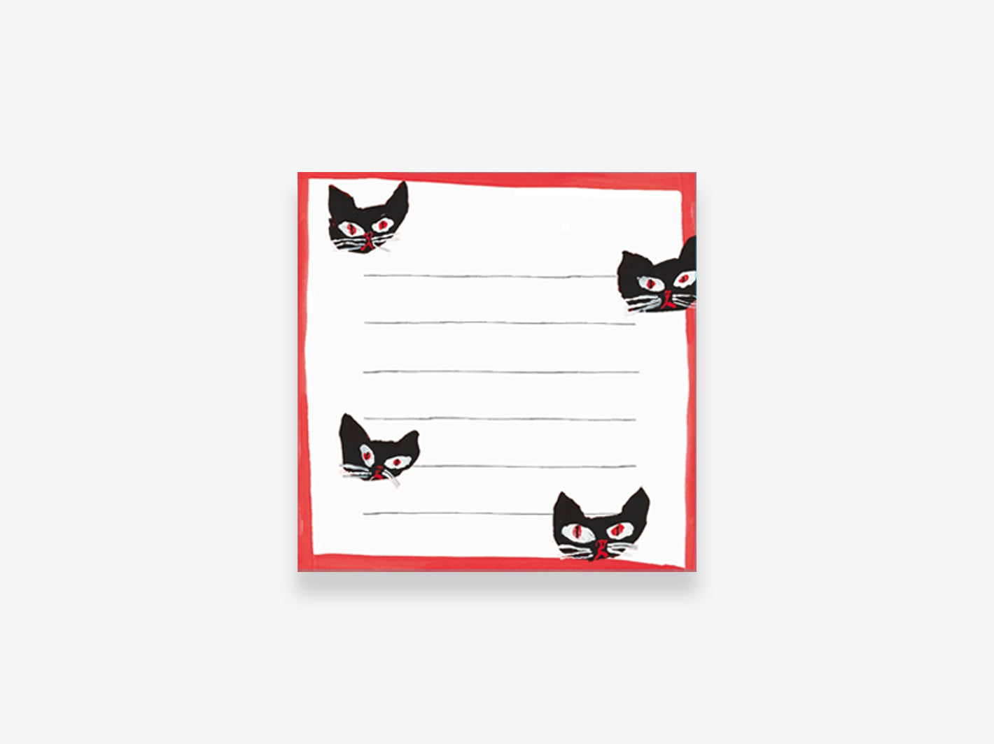 Cat Double Message Pad